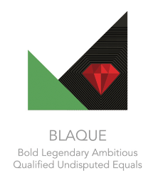 Advantis Belonging Community Logo - BLAQUE Bold Legendary Ambitious Qualified Undisputed Equals