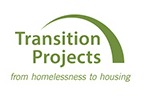Logo for the non-profit organization Transition Projects: From homelessness to housing.
