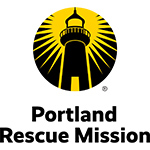 Logo for the non-profit organization Portland Rescue Mission.