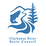 Logo for the non-profit organization Clackamas River Basin Council.