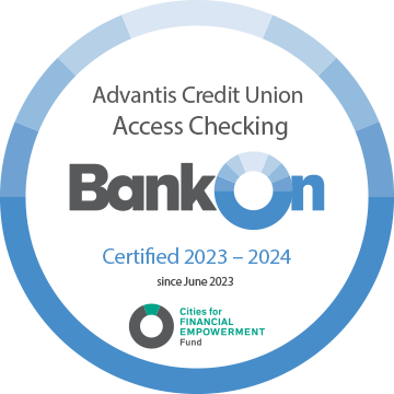 Bank On Access Checking Certification seal