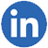 Graphic design icon of the LinkedIn logo.